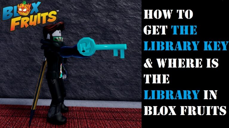 what to do with library key in blox fruits